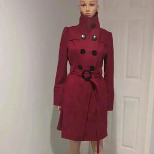 Guess Burgundy wool Coat